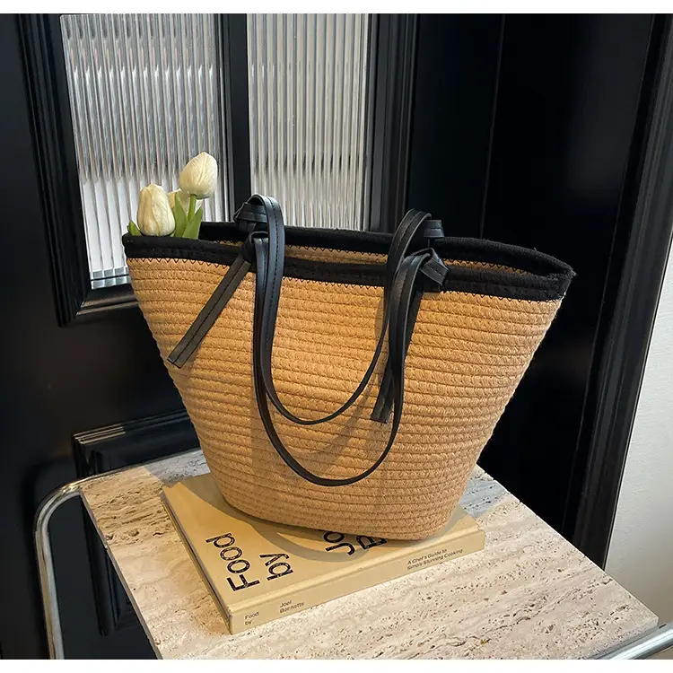 Women's Woven Shoulder Bag Large Capacity Summer — feature 16