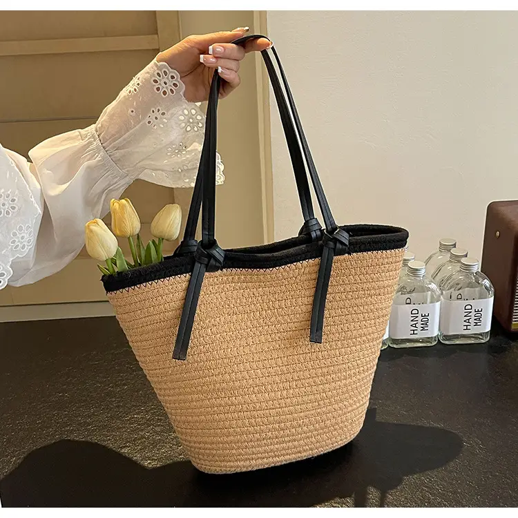 Women's Woven Shoulder Bag Large Capacity Summer — feature 23