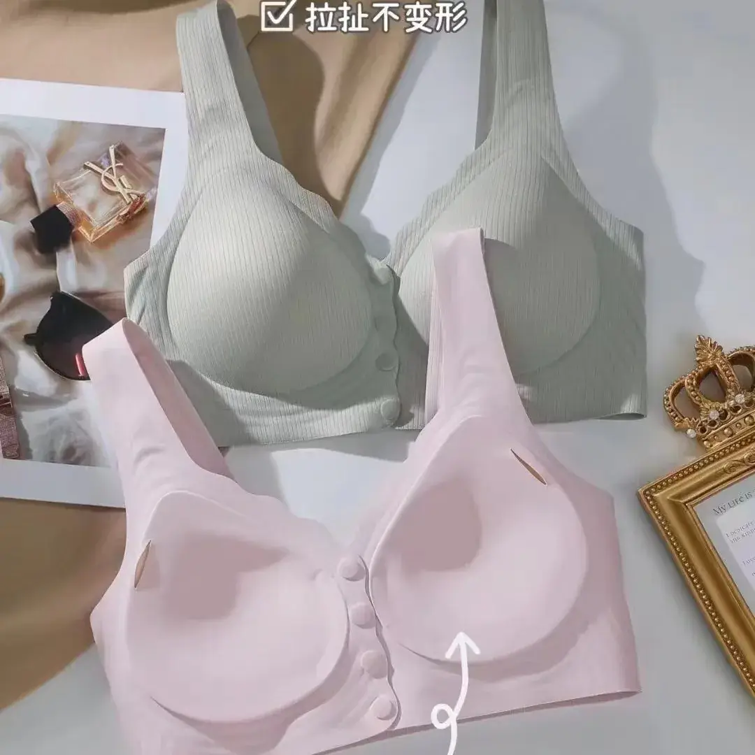 New Style Push-Up Bra with Front Buckle & Steel Ring - Image 8