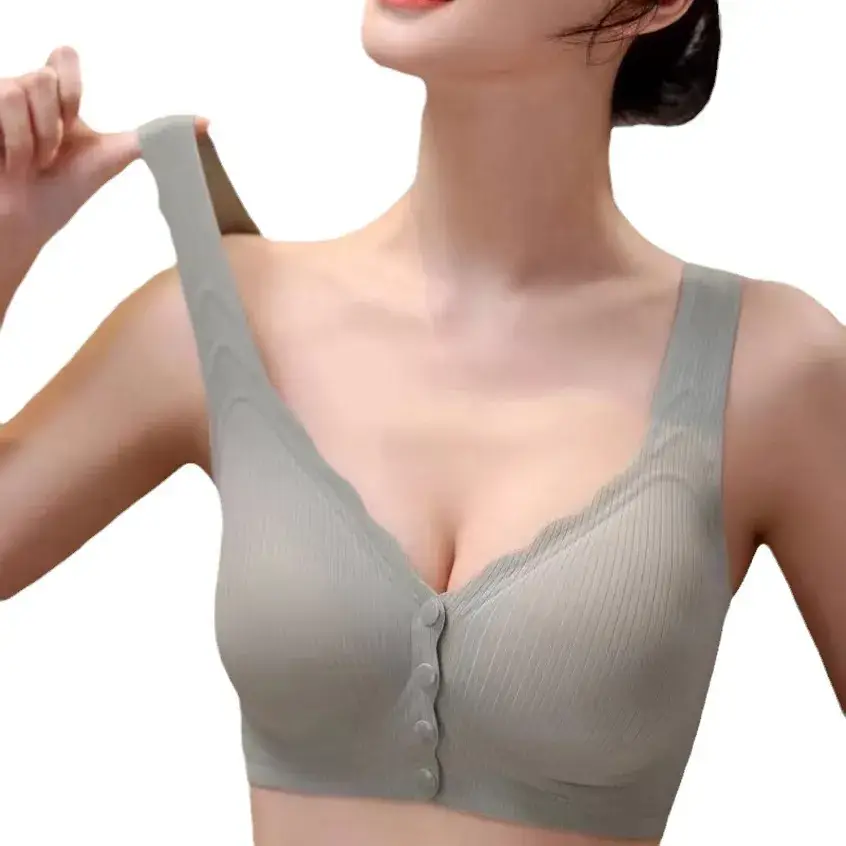 New Style Push-Up Bra with Front Buckle & Steel Ring - Image 10