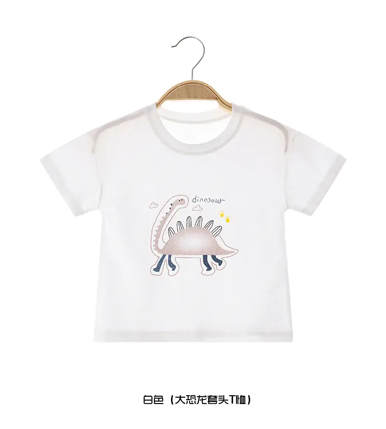Baby Cotton T-shirt White 0-3Yrs Half Sleeve Summer Wear — feature 11