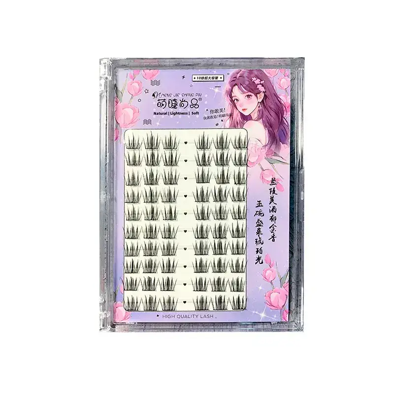 Sweet Girl Camellia False Eyelashes 3-Pack Natural Korean - Image 6