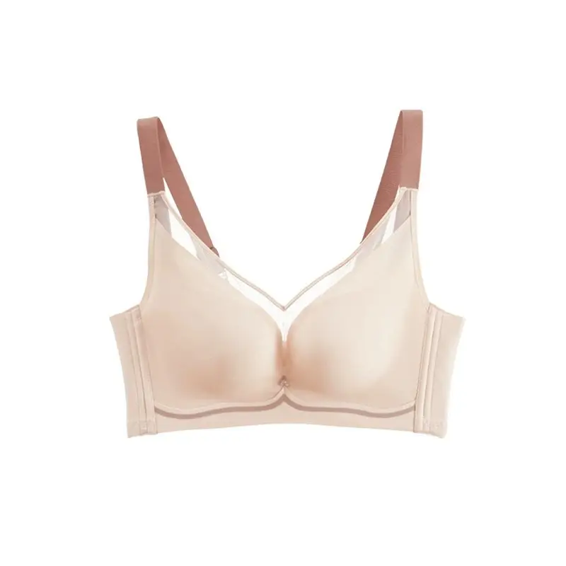 Ultra-Thin Underwear Breathable Large Chest Small Traceless Gather-up Comfortable Adjustable Bra — feature 6