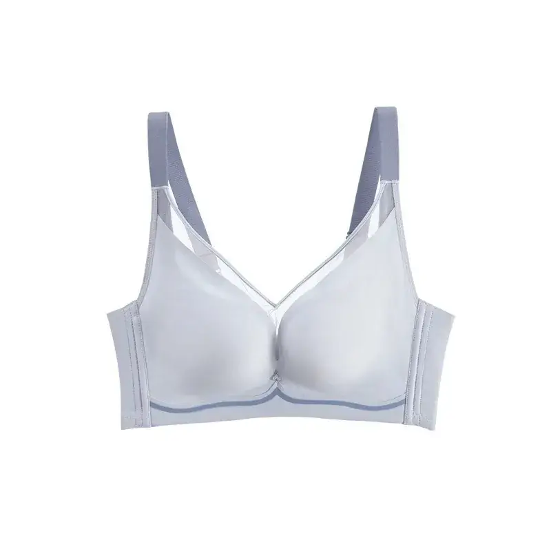 Ultra-Thin Underwear Breathable Large Chest Small Traceless Gather-up Comfortable Adjustable Bra - Image 2