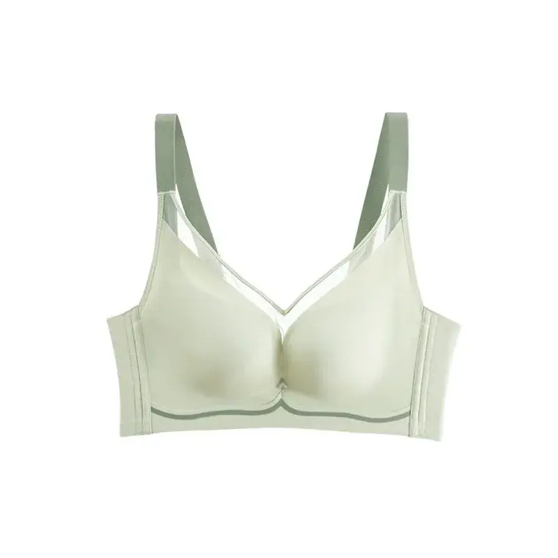 Ultra-Thin Underwear Breathable Large Chest Small Traceless Gather-up Comfortable Adjustable Bra - Image 3