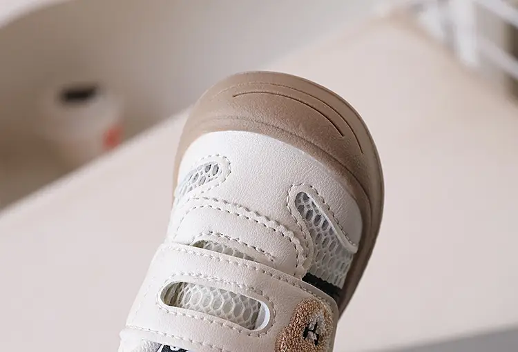 Baby Toddler Shoes Single Mesh Bear Embroidery 2026 — feature 8