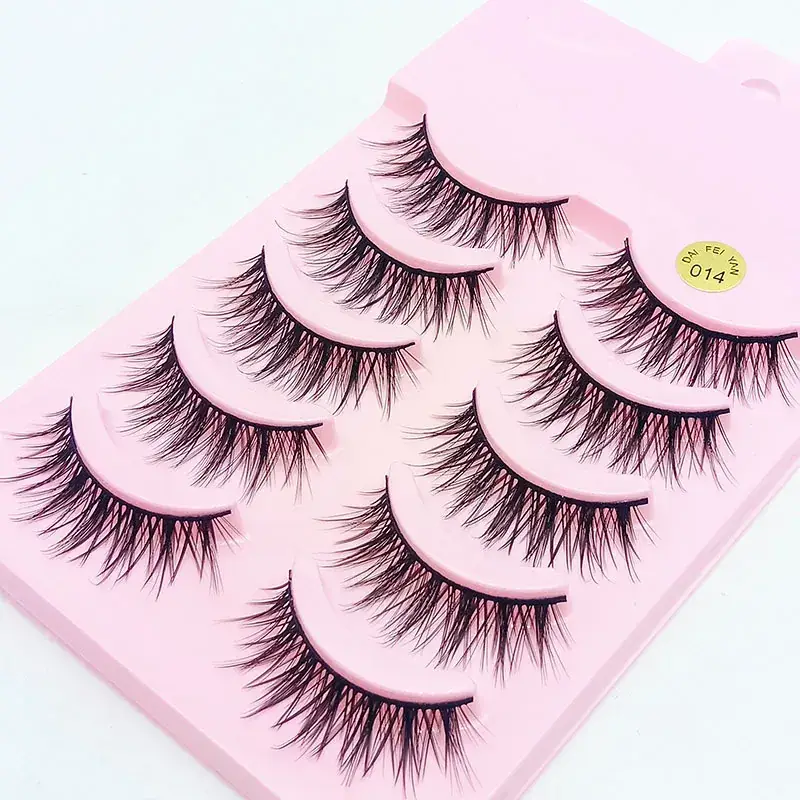Five Pair False Eyelashes for Natural Look - Image 35