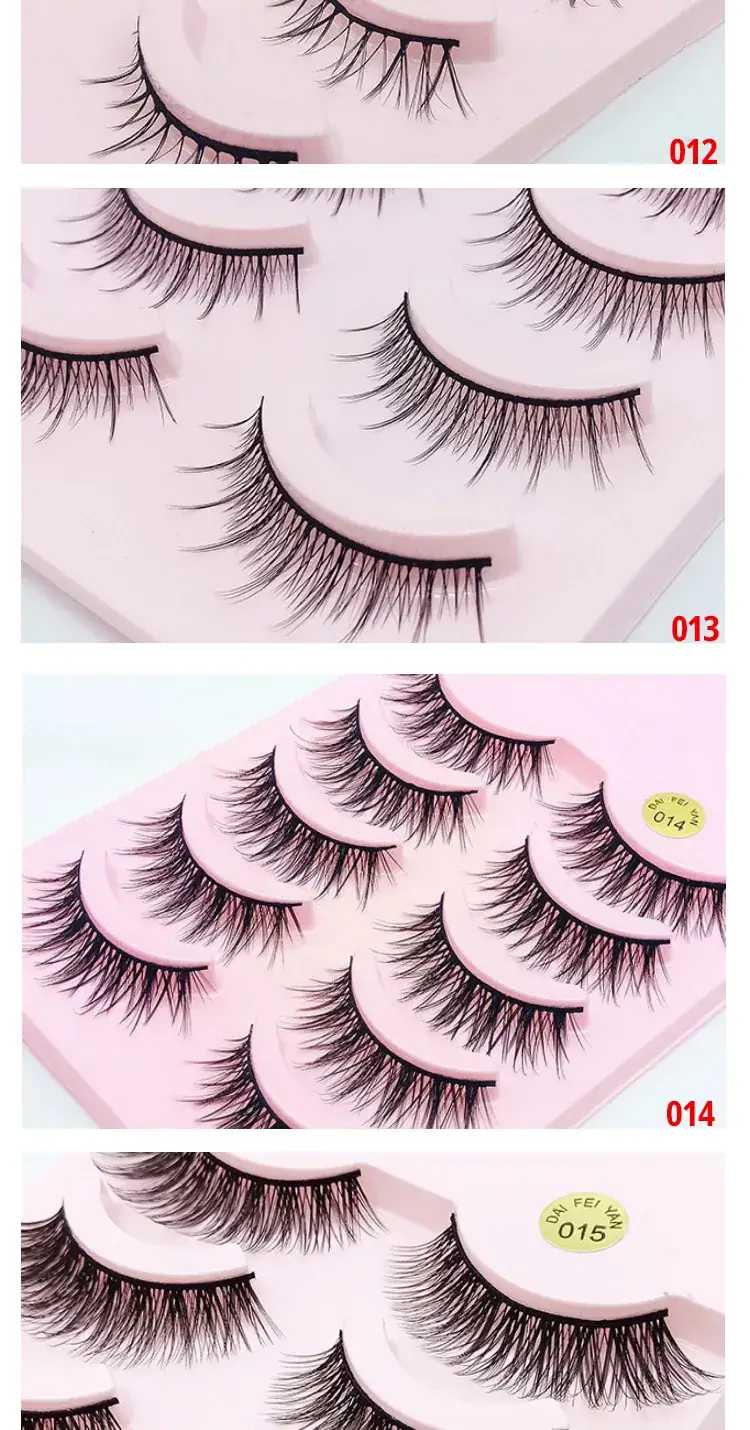 Five Pair False Eyelashes for Natural Look — feature 10