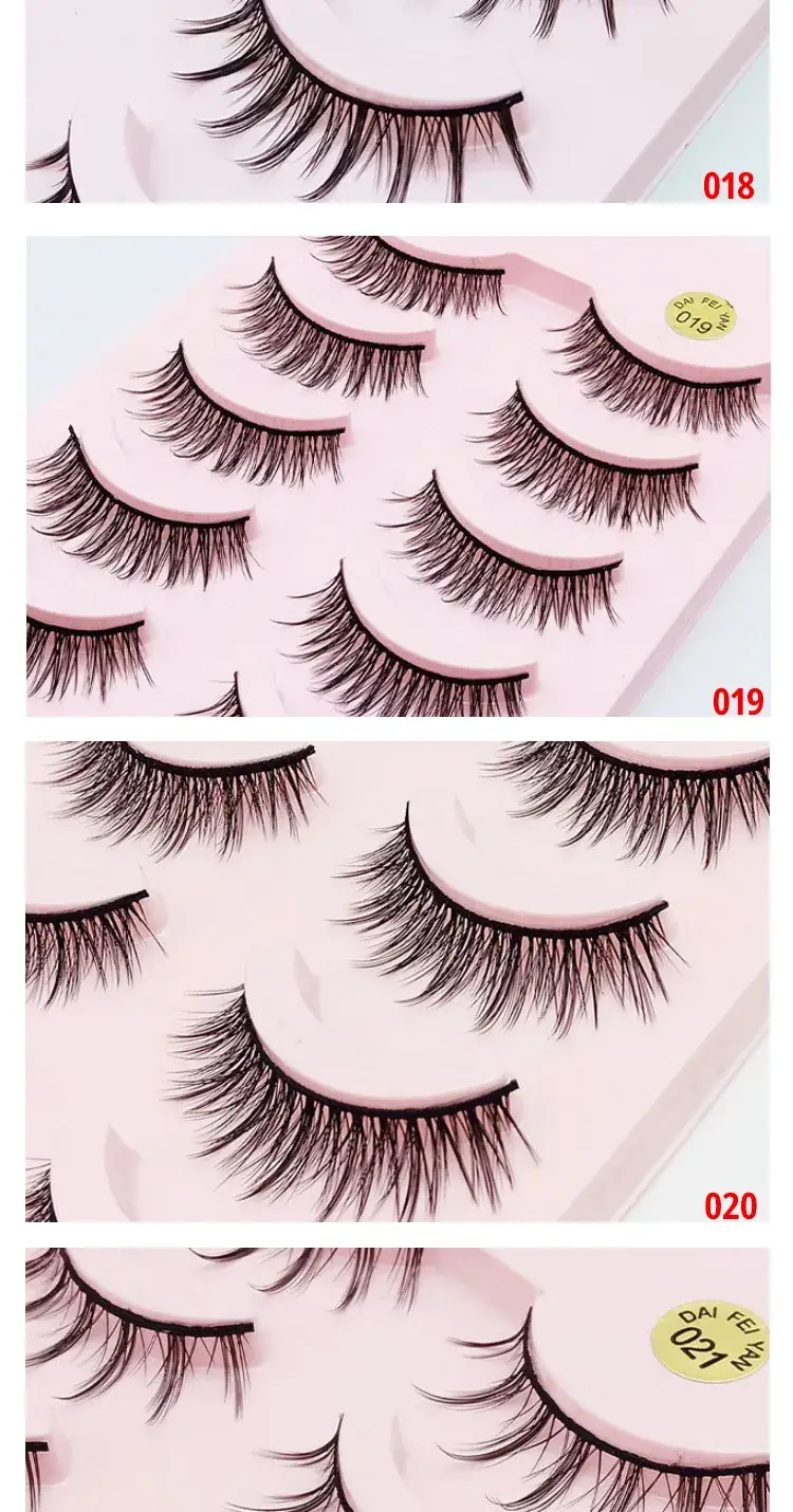 Five Pair False Eyelashes for Natural Look — feature 12