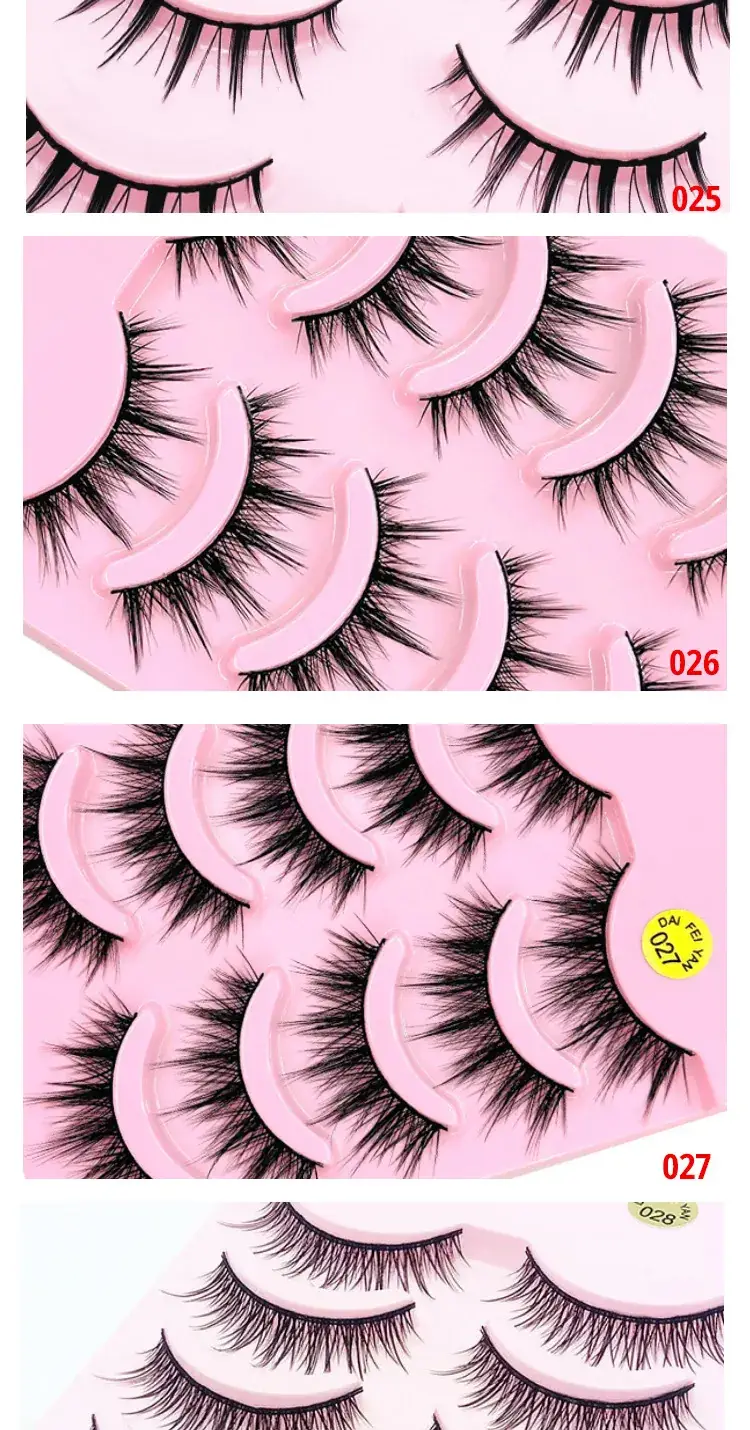 Five Pair False Eyelashes for Natural Look — feature 14