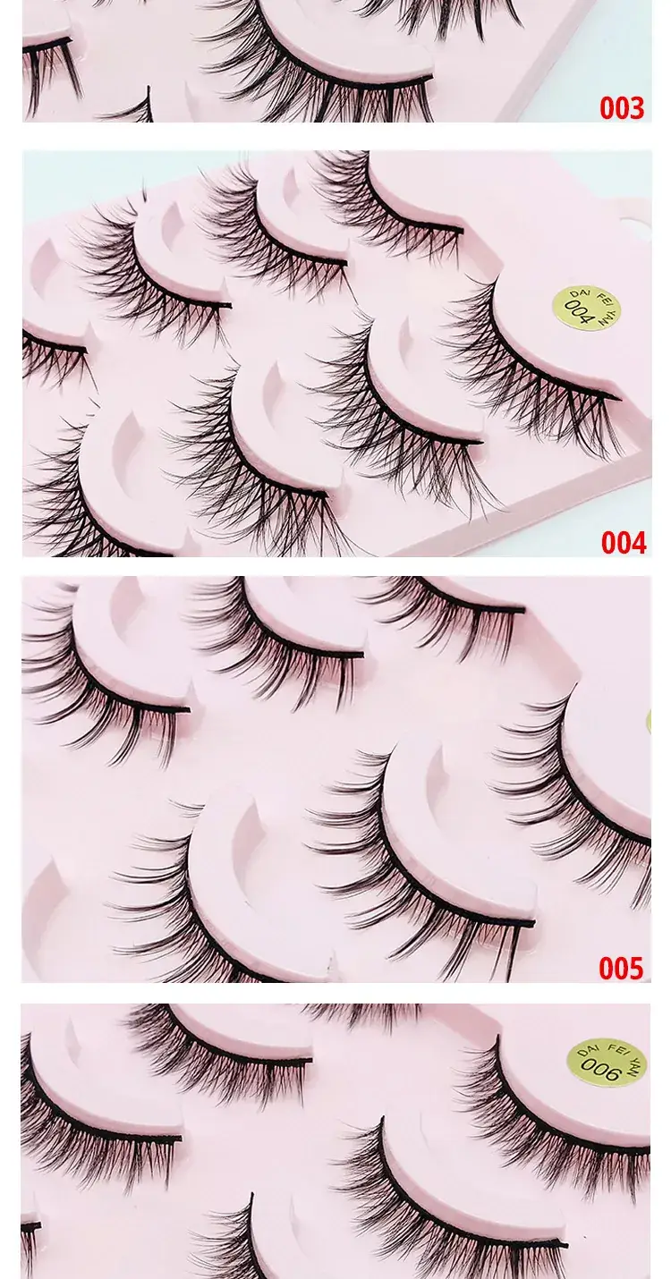 Five Pair False Eyelashes for Natural Look — feature 7