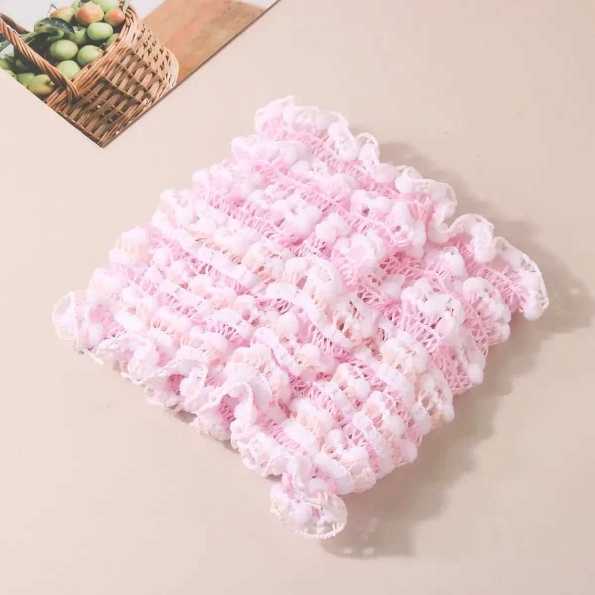 White Lace Hair Belt with Triangle Scarf Set - Image 28