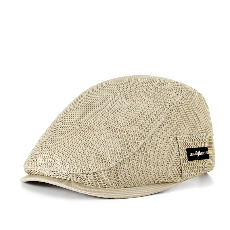 2025 Spring Summer Peaked Cap Breathable Retro Mesh Sun Hat - Image 5