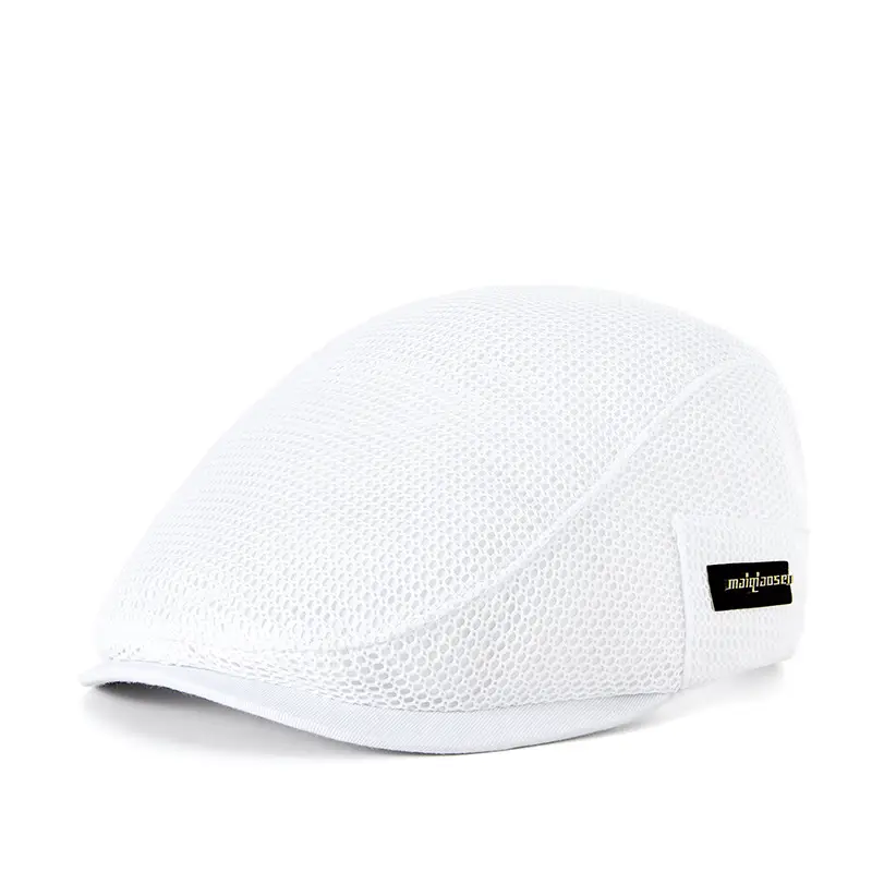 2025 Spring Summer Peaked Cap Breathable Retro Mesh Sun Hat - Image 6