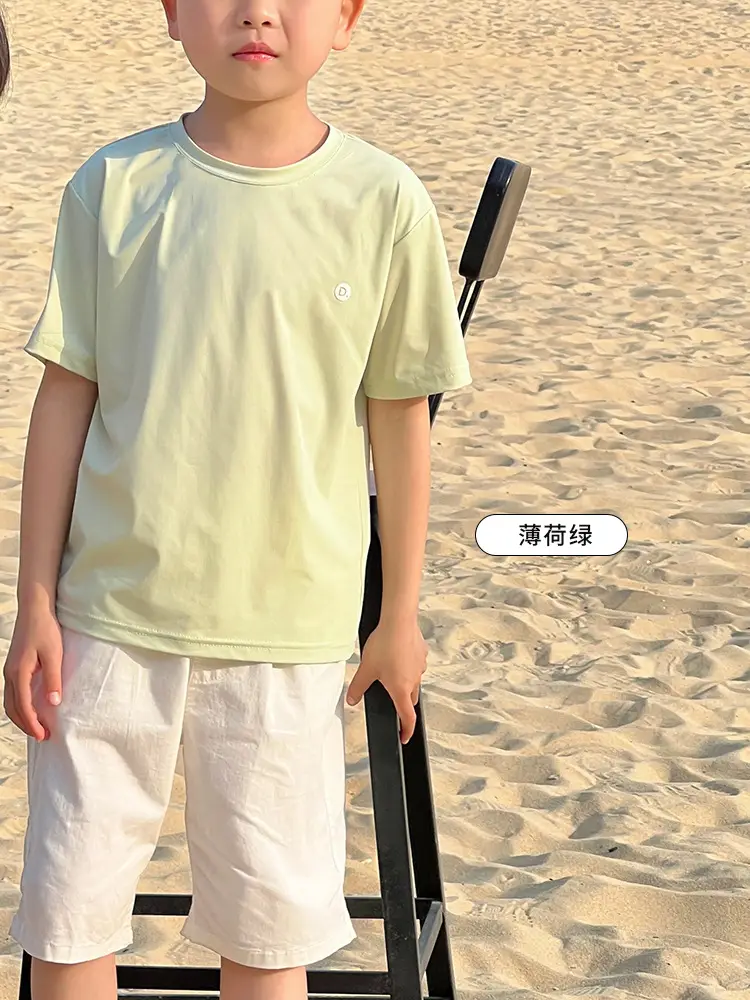 UV Protection T-Shirt for Boys Girls Quick Dry Sunscreen — feature 38