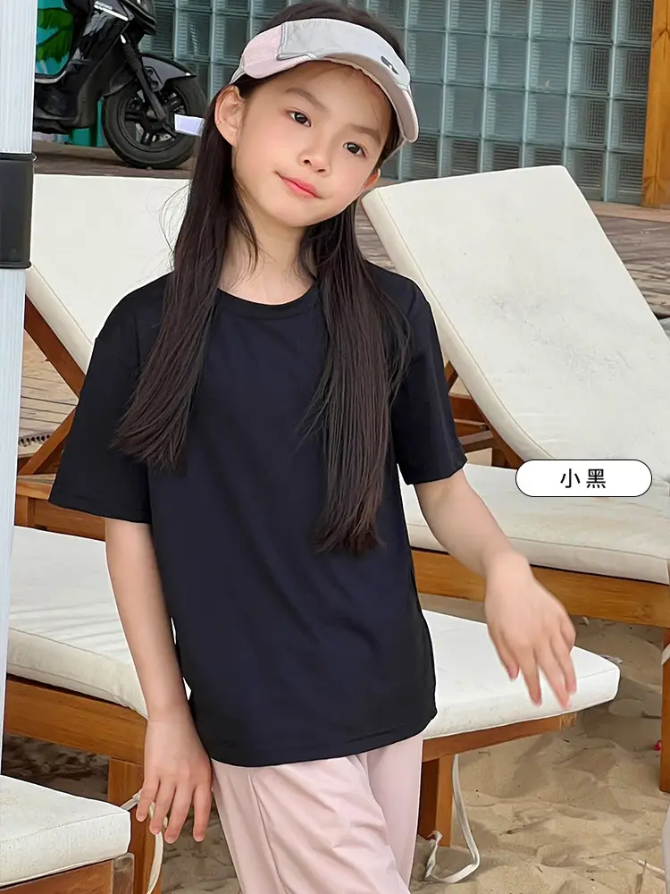 UV Protection T-Shirt for Boys Girls Quick Dry Sunscreen - Image 2