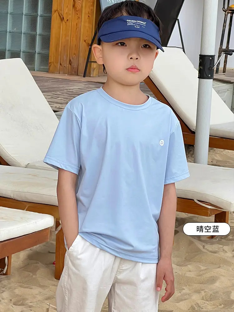 UV Protection T-Shirt for Boys Girls Quick Dry Sunscreen — feature 60