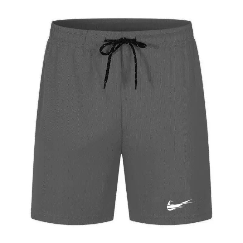 Men White Drawstring Shorts Nike Large - Image 3