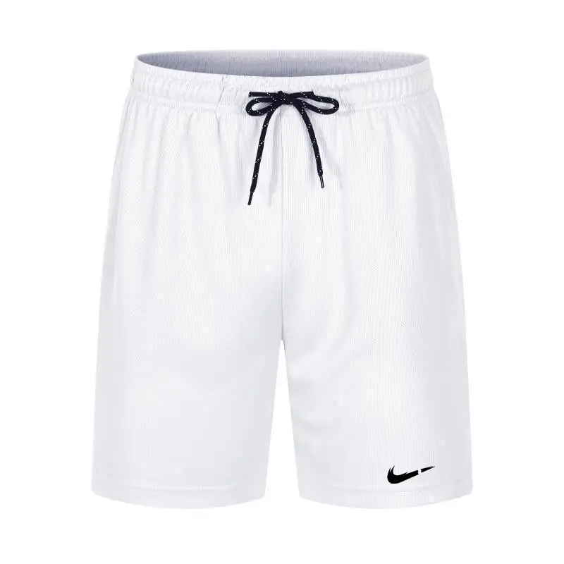 Men White Drawstring Shorts Nike Large - Image 7