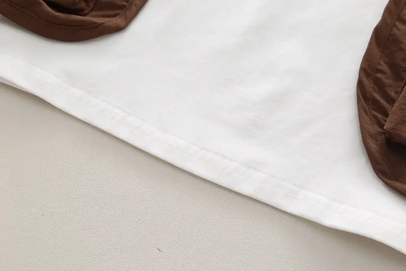Baby Shorts Set White T-Shirt Brown Shorts 2024 — feature 11