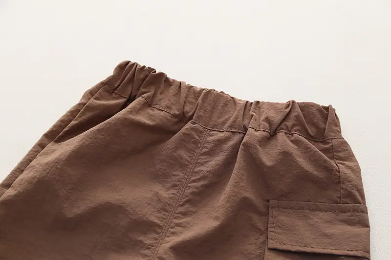 Baby Shorts Set White T-Shirt Brown Shorts 2024 — feature 13