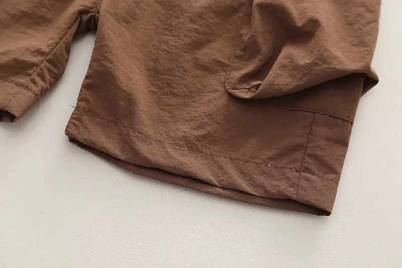 Baby Shorts Set White T-Shirt Brown Shorts 2024 — feature 15