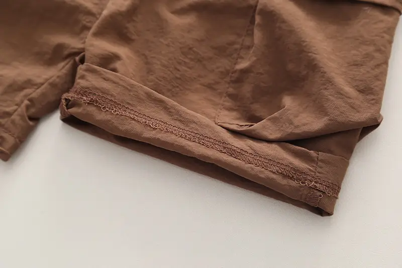 Baby Shorts Set White T-Shirt Brown Shorts 2024 — feature 16
