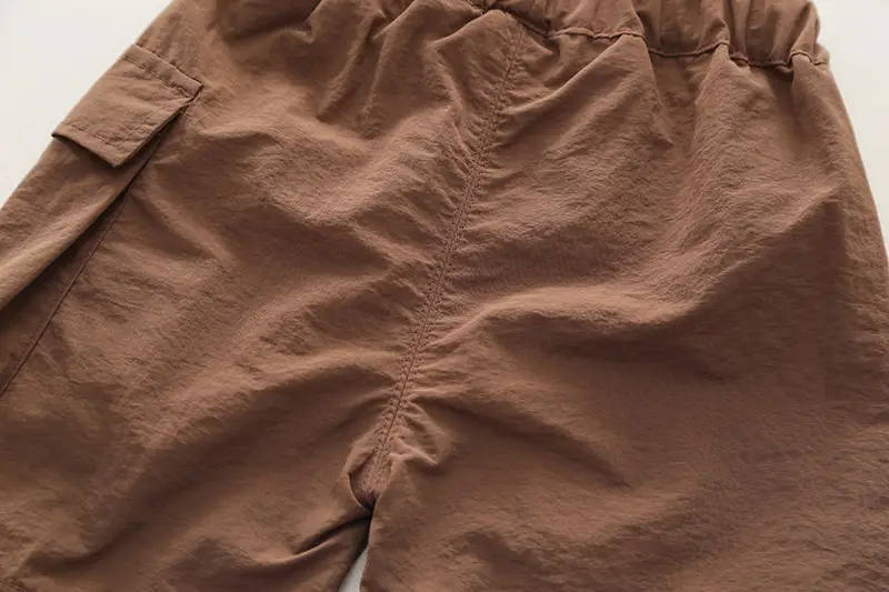 Baby Shorts Set White T-Shirt Brown Shorts 2024 — feature 17
