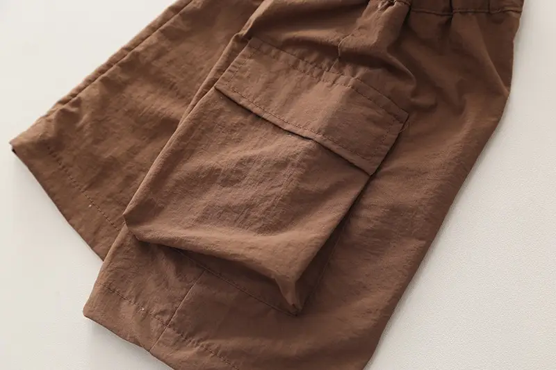 Baby Shorts Set White T-Shirt Brown Shorts 2024 — feature 18