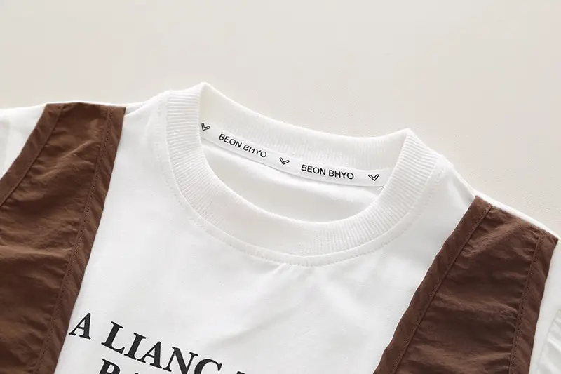 Baby Shorts Set White T-Shirt Brown Shorts 2024 — feature 8