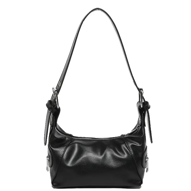 Silver Metallic Shoulder Bag for Women 2024 Spring - Image 9