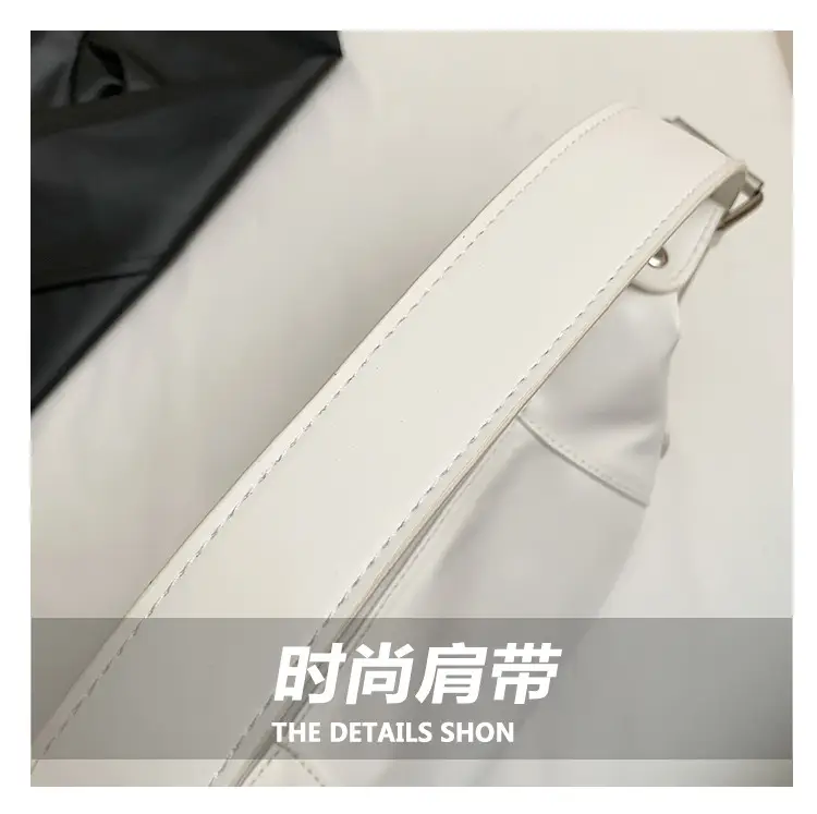Silver Metallic Shoulder Bag for Women 2024 Spring — feature 5