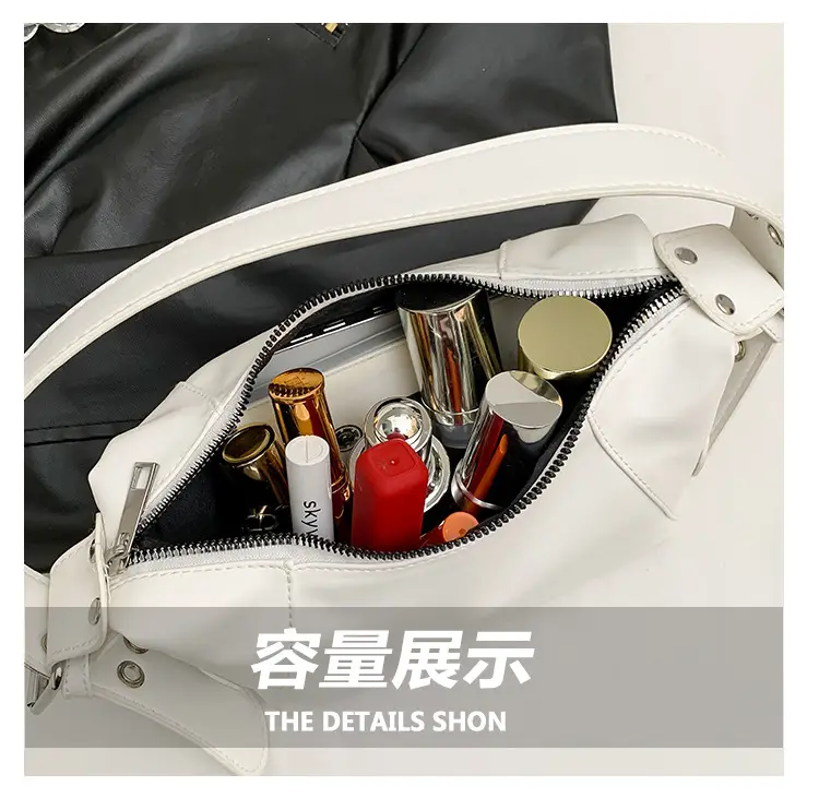Silver Metallic Shoulder Bag for Women 2024 Spring — feature 8