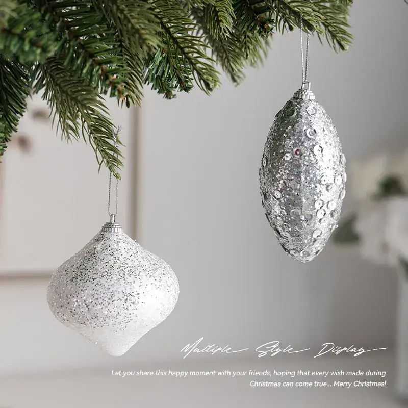 2025 Christmas Tree Bell Glitter Decor - Image 15