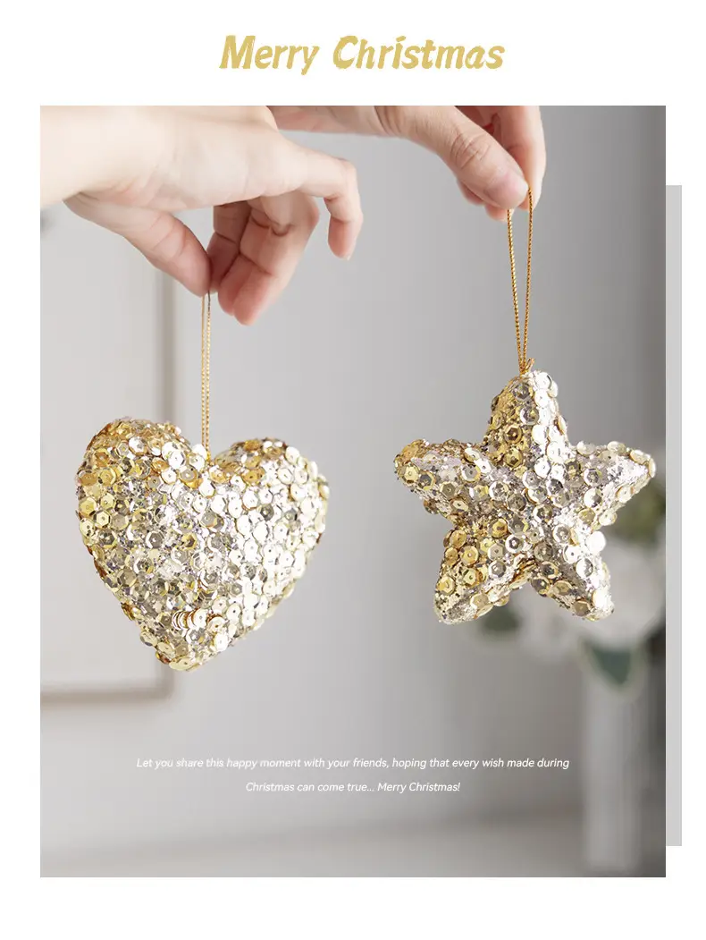2025 Christmas Tree Bell Glitter Decor — feature 2