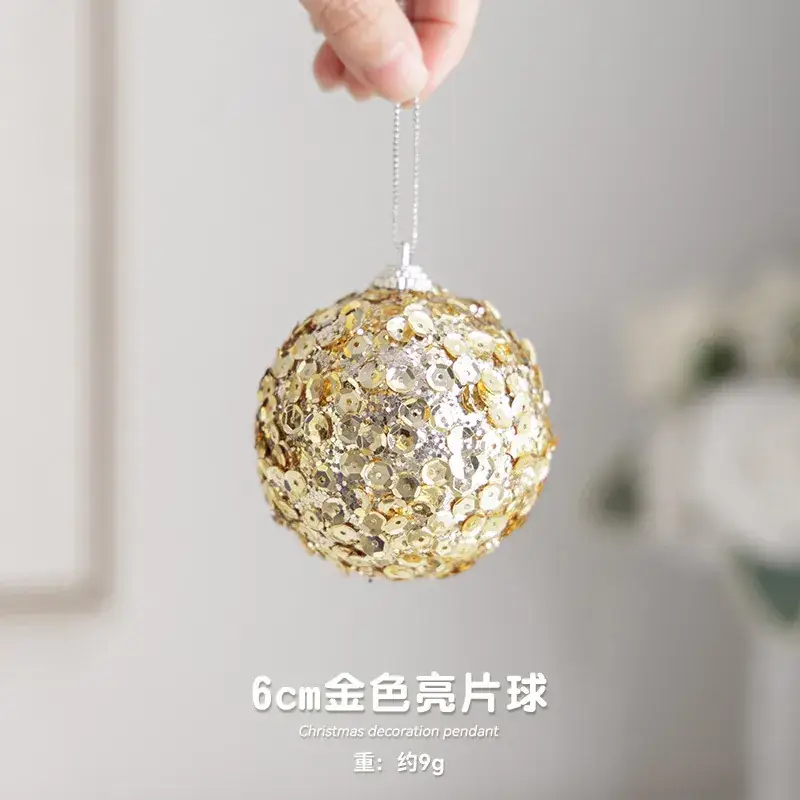 2025 Christmas Tree Bell Glitter Decor - Image 2