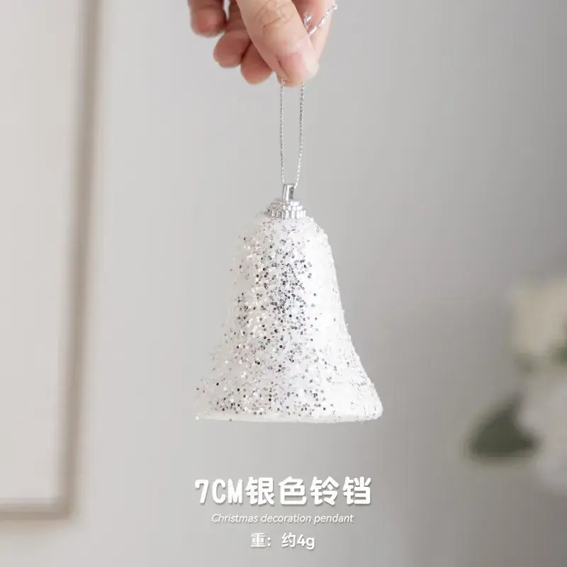 2025 Christmas Tree Bell Glitter Decor - Image 6