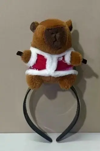 Funny Hair Headdress with Teddy Bear Decor - Image 2