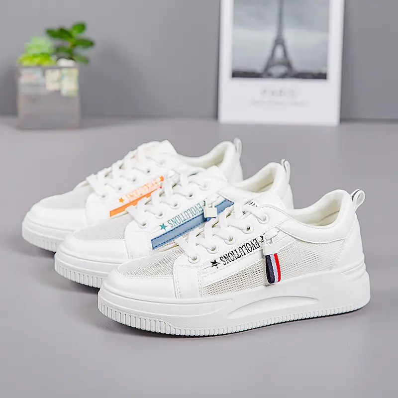 Women White Mesh Casual Sneakers 2025 - Image 7