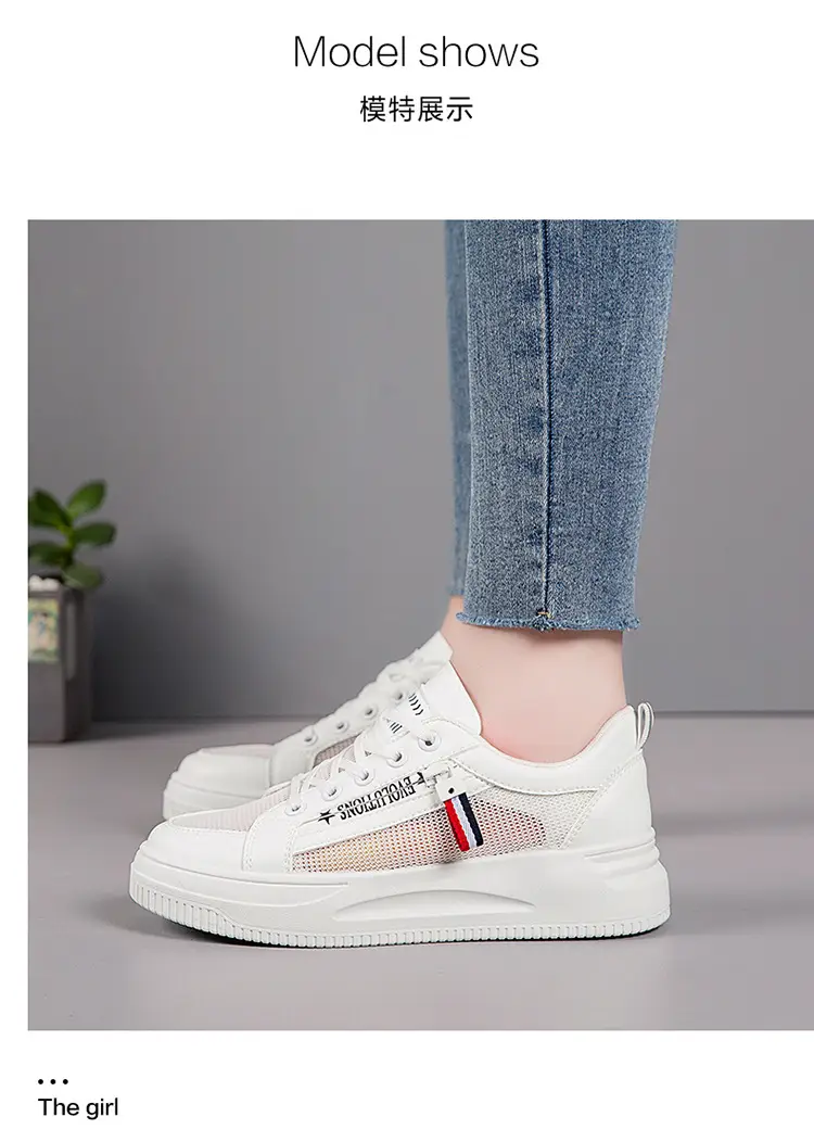 Women White Mesh Casual Sneakers 2025 — feature 14