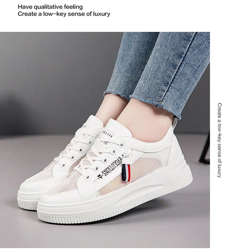 Women White Mesh Casual Sneakers 2025 — feature 16