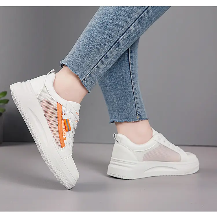 Women White Mesh Casual Sneakers 2025 — feature 17