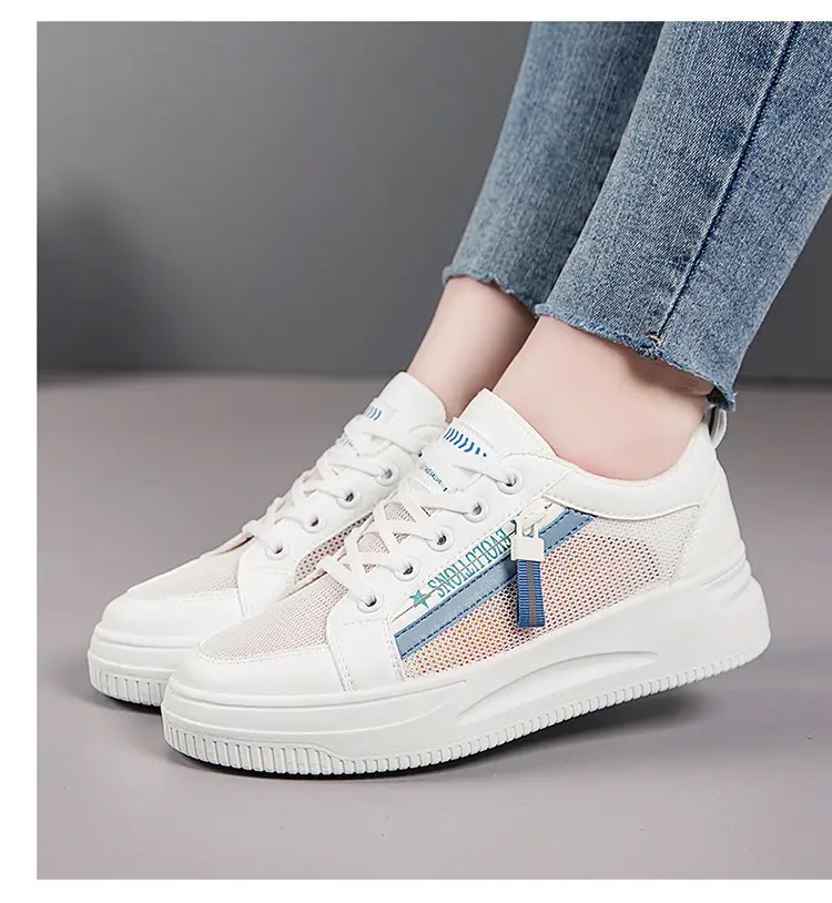 Women White Mesh Casual Sneakers 2025 — feature 20