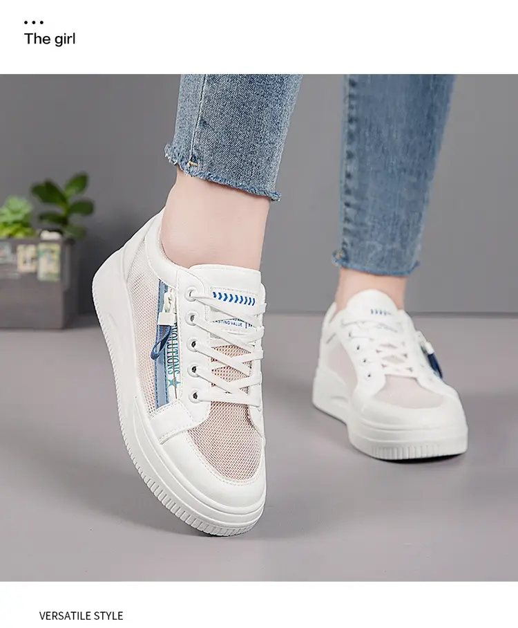 Women White Mesh Casual Sneakers 2025 — feature 21