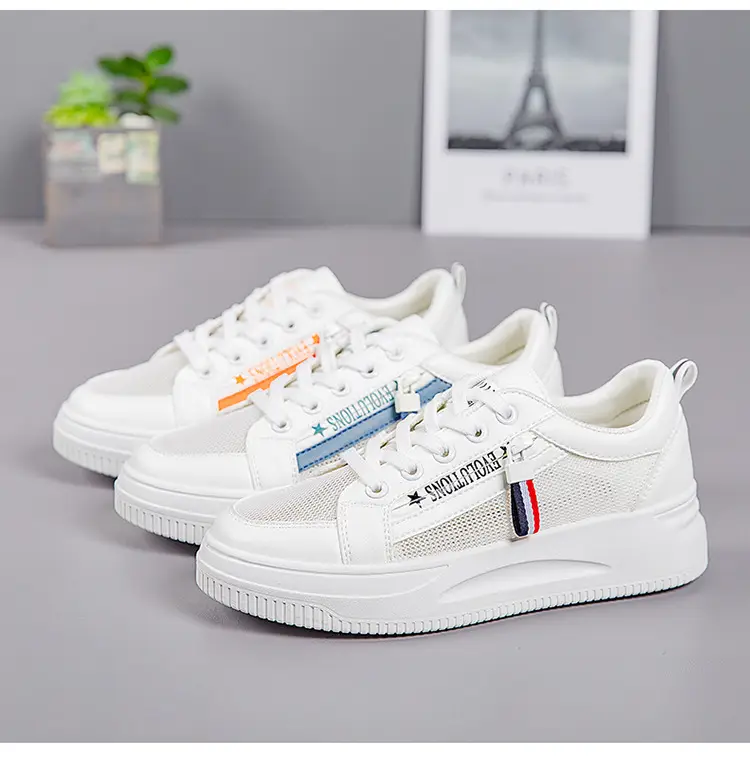 Women White Mesh Casual Sneakers 2025 — feature 23