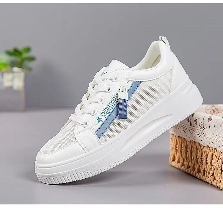 Women White Mesh Casual Sneakers 2025 — feature 30