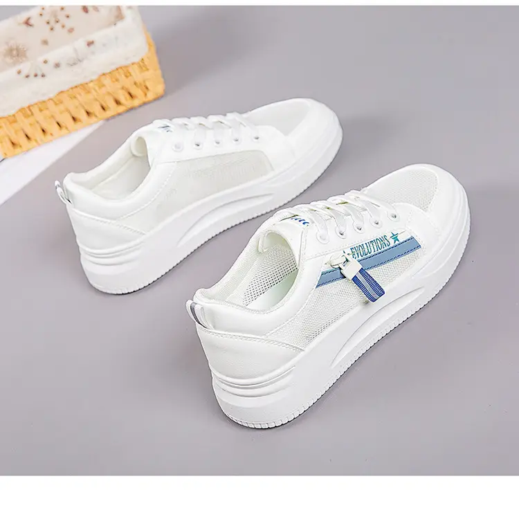 Women White Mesh Casual Sneakers 2025 — feature 32