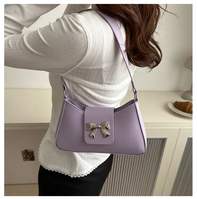 Women's Butterfly Bow Shoulder Bag Beige 2024 — feature 19