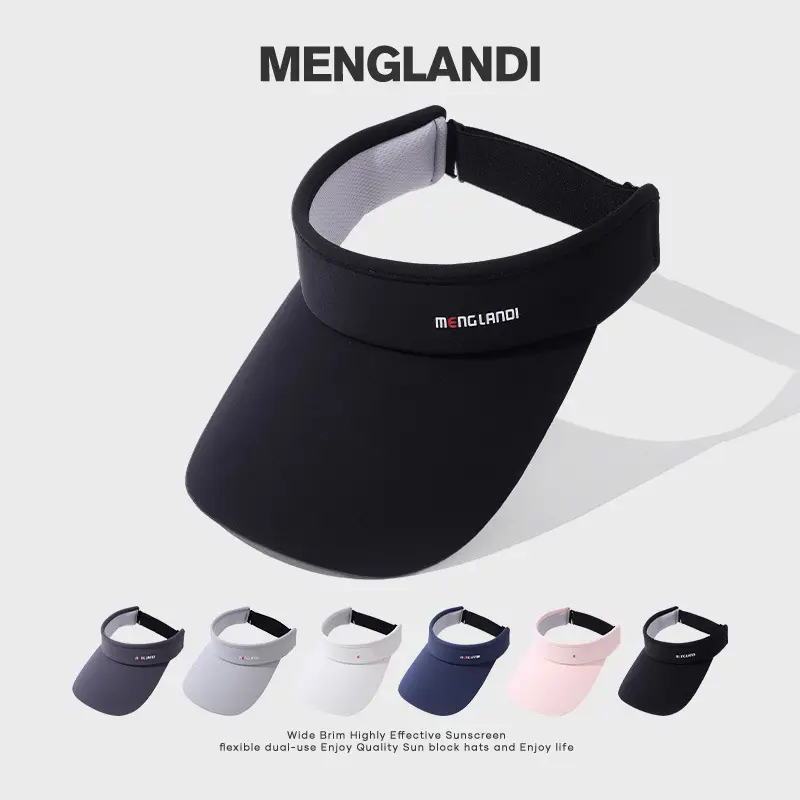 Women UV Sunglasses Cap White Adjustable - Image 6