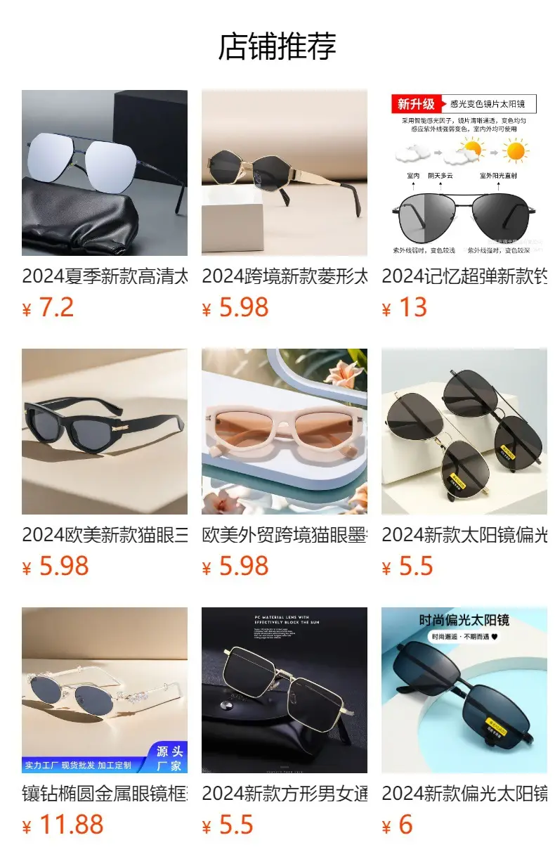 2026 Cross-Border New Polygonal Sunglasses for Men Women — feature 11